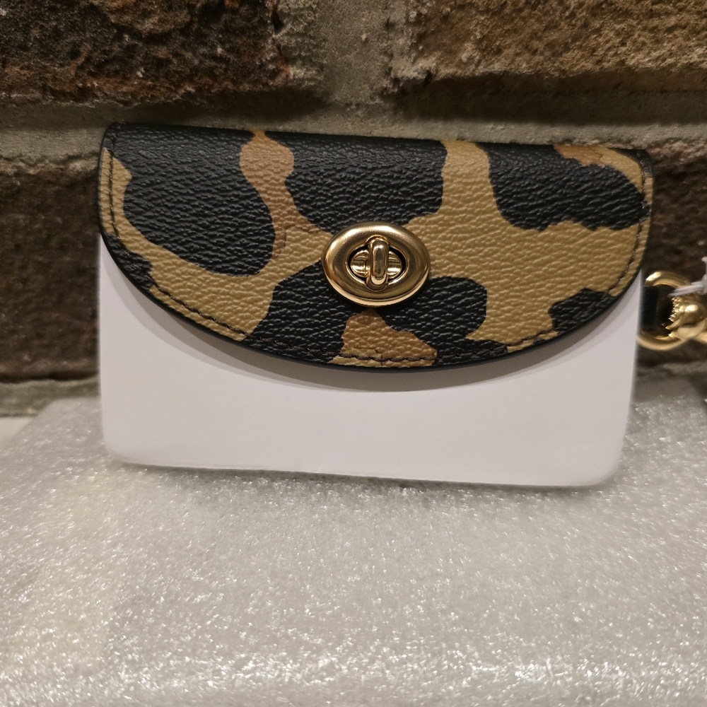 Coach Leopard Print Wallet